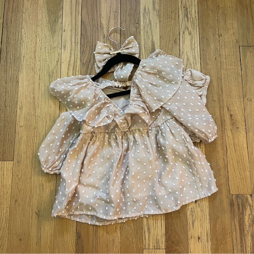 18M EUC NORALEE Claudette Dress & Bow